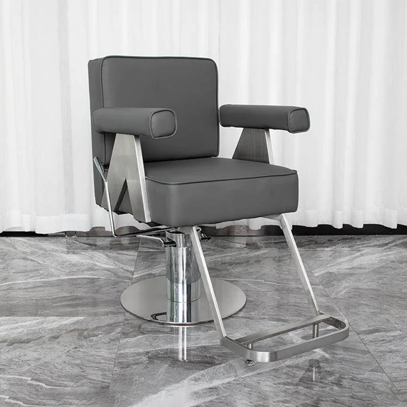 

Specialty Universal Barber Chair Modern Nordic Luxury Premium Barber Chair With Footrest Simple Silla Barbero Salon Chair
