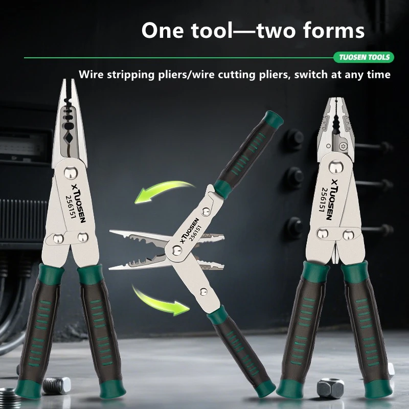 

Кусачки для проволоки 2 в 1, плоскогубцы, многофункциональные игольчатые плоскогубцы, электрик, инструменты для зачистки проводов, высокопроизводительные практичные инструменты