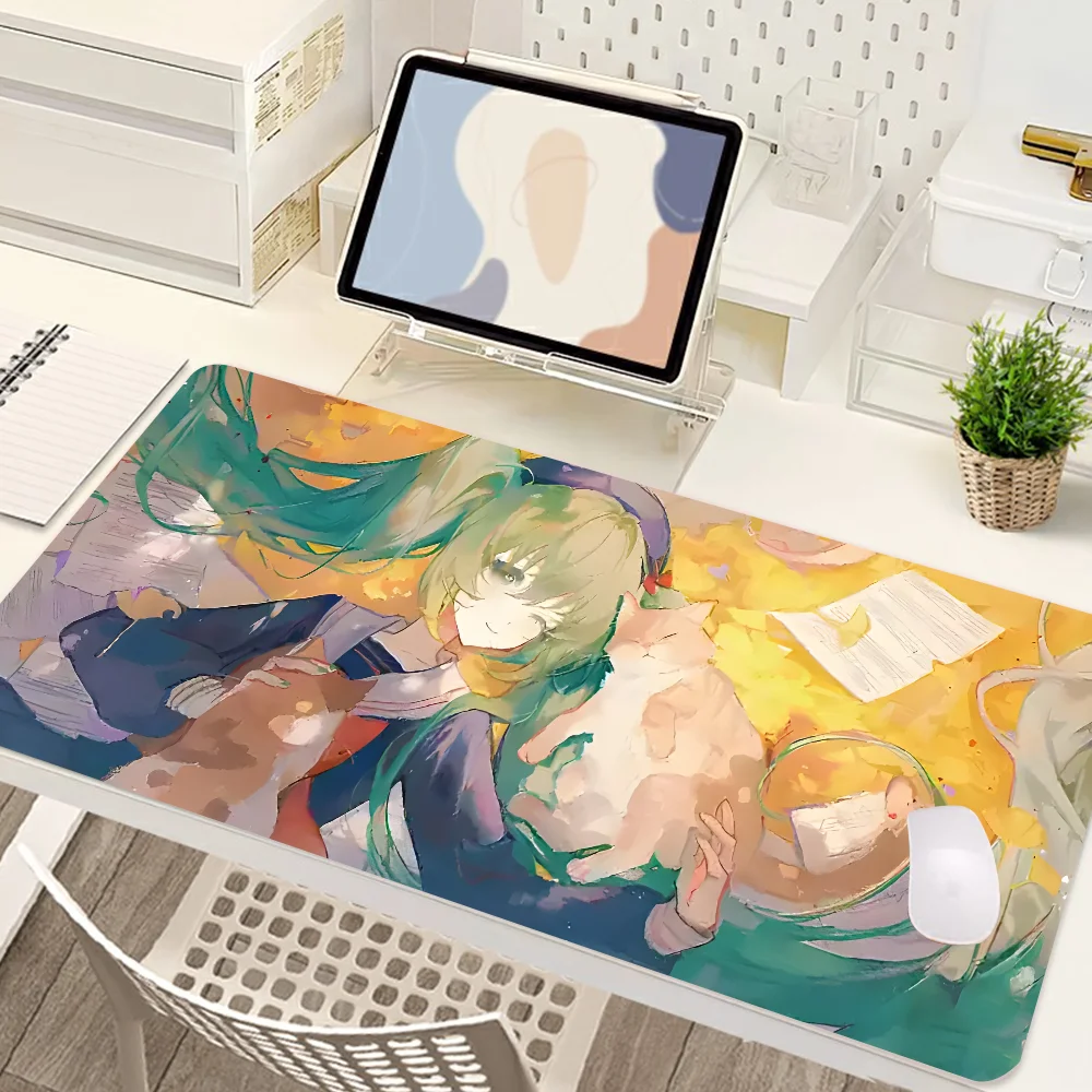 H-Hatsune Funny M-Miku Mousepad Mousepad New Arrivals Large Gaming Mousepad L XL XXL Gamer Mouse Pad Size For Keyboards Mat