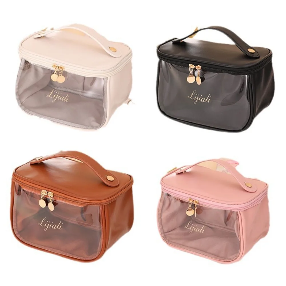 Storage Clear Makeup Bag Lightweight Portable Cosmetic Container Multifunctional Large Capacity Portable Toiletry Bag Travel