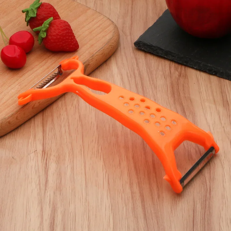 Hot Sale Multifunctional Peeler Vegetables Fruit Cutter Cucumber Carrot Potato Double Head Peelers Slicer Knife Kitchen Gadgets