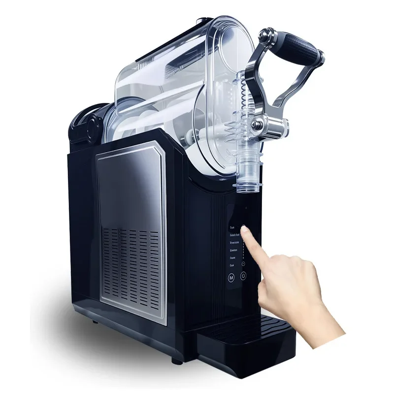 Touch Snow Melter, Commercial Slush Machine, Stainless Steel Double Cylinder Juicer Beverage Machine Slush