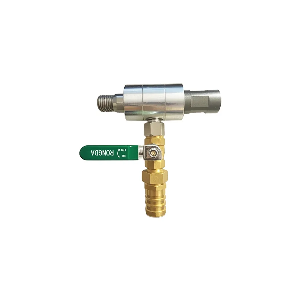 %i。Well drilling table water drilling rig external high pressure resistant water injection device for soil drilling