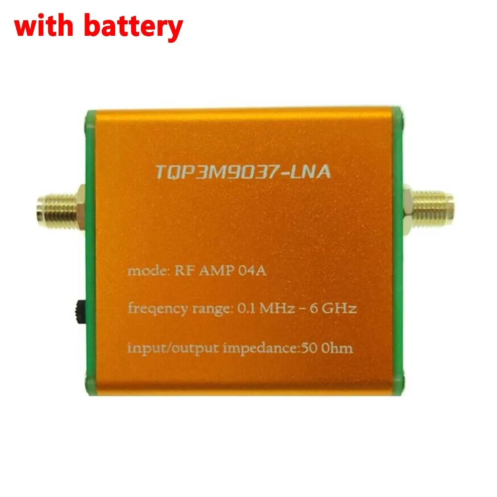 Full-Band Preamplifier Supports 100k-6GHz Ultra-wide Frequency Band Full-Band HF FM VHF UHF RF Amp Preamplifier Ultra-Low Noise