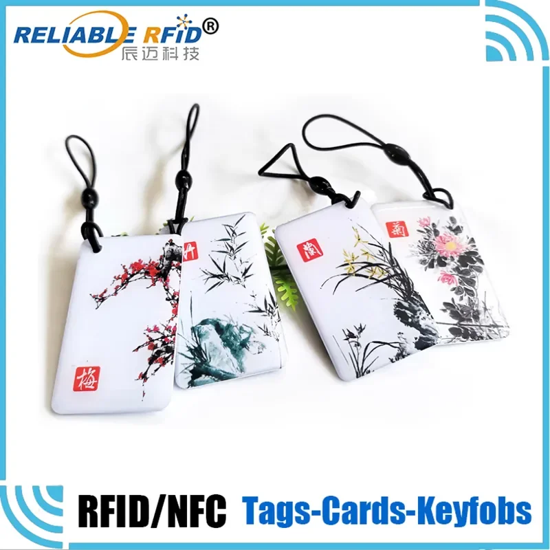 4ชิ้น/ล็อต Mei Lan Zhu Ju 13.56MHz M1 IC S50บัตร RFID สมาร์ทการ์ดสำหรับ Tuya ลายนิ้วมือล็อคอัจฉริยะ