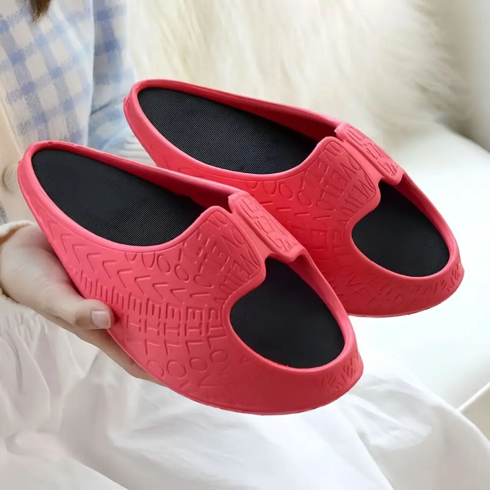 

1 Pair Women's Body-shaping Slippers Ankle EVA Material Calf Stretching Sandals Rocking Wedge Platform Rocking Slipper Home Use