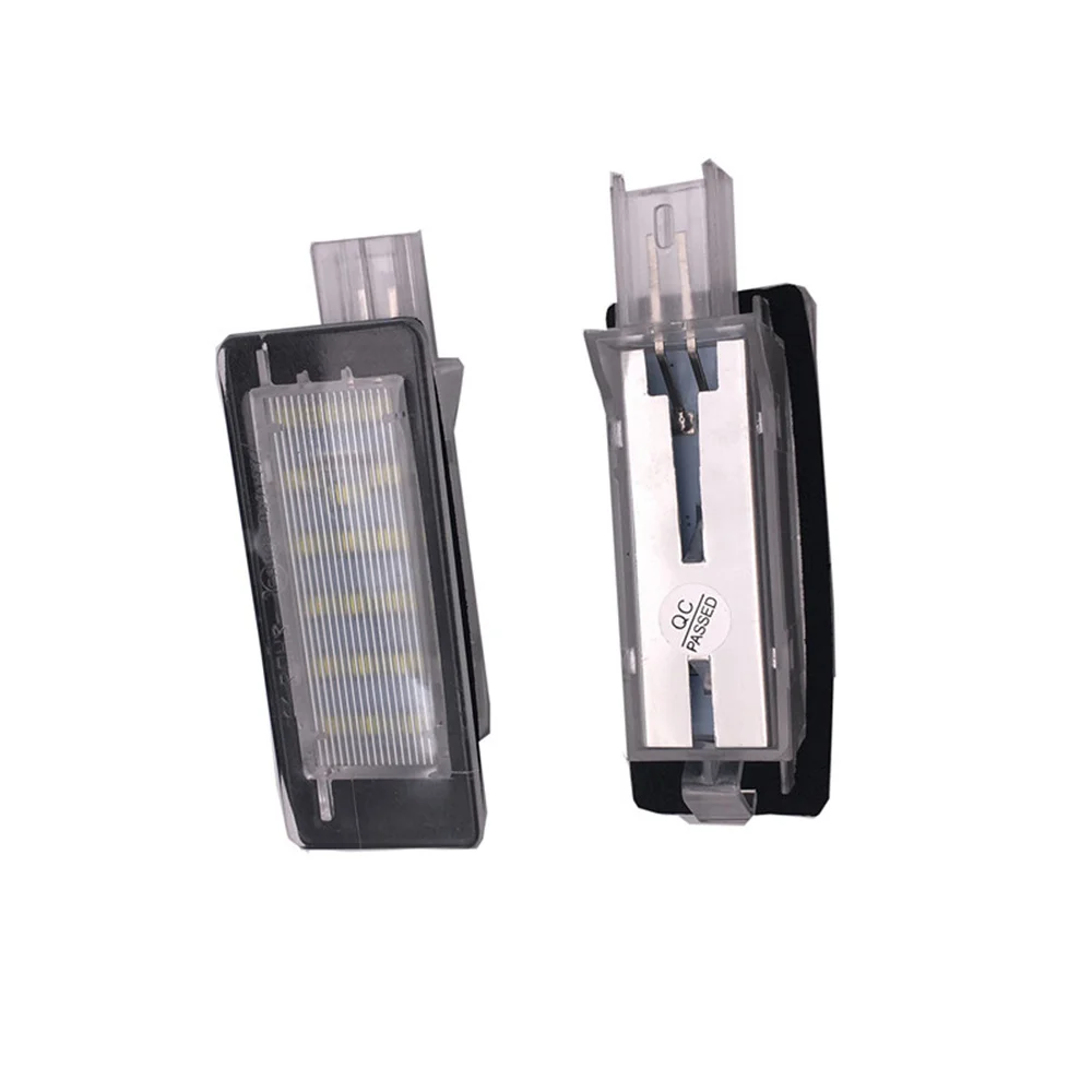 

2PCS White 12V LED Number License Plate Light For Renault Espace MK4 03-10 Scenic MK2 03-09 Laguna II (KGO)