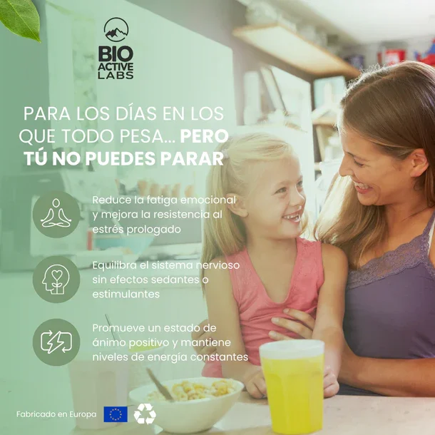 Anti-stress complex |   Calm without drowsiness or dependence -60 vegetable capsules |   Bioactive labs