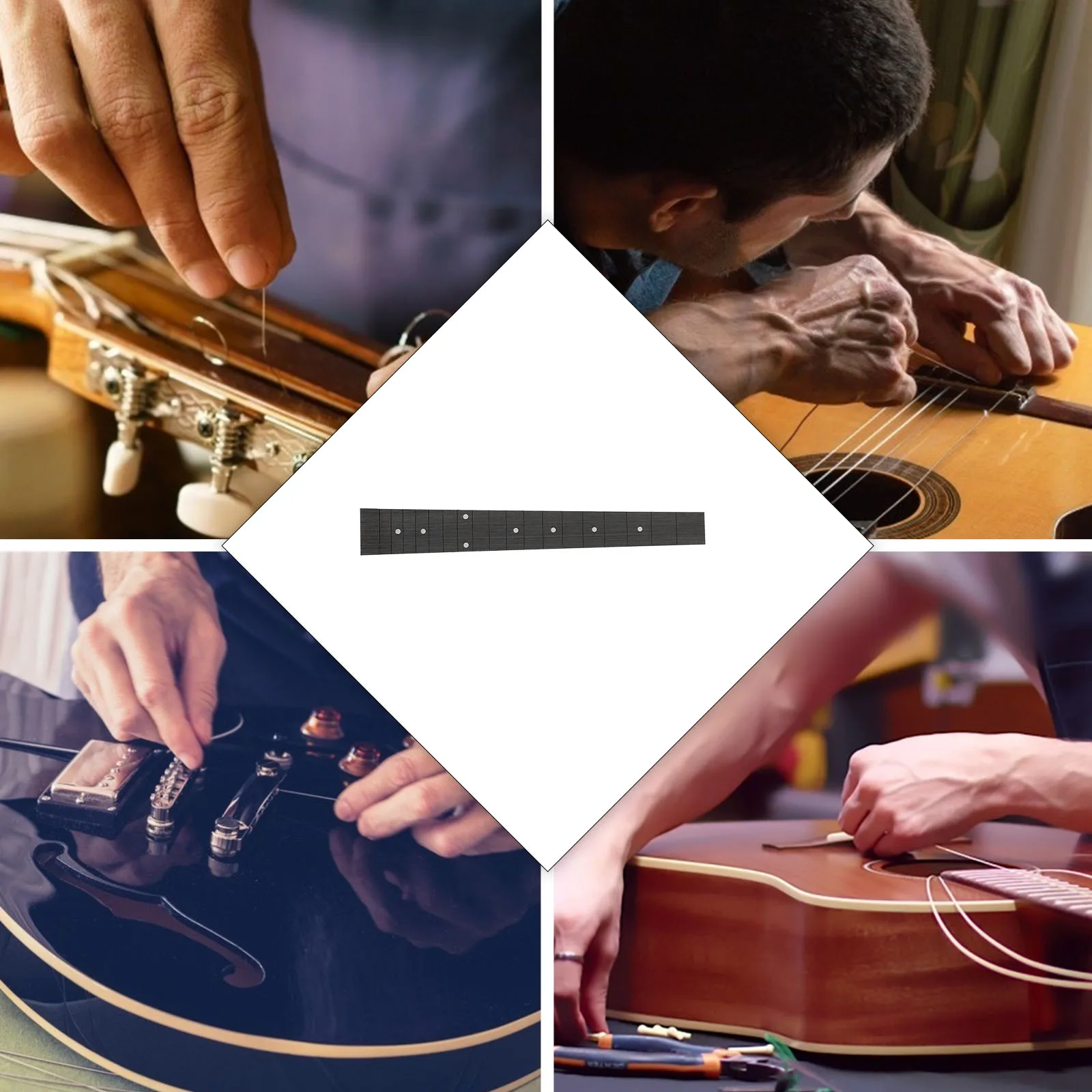 

1Pcs Acoustic Guitar Finger Plate Durable High Quality Simple Style Easy to Replace Smooth Surface Guitar Accessory Supply