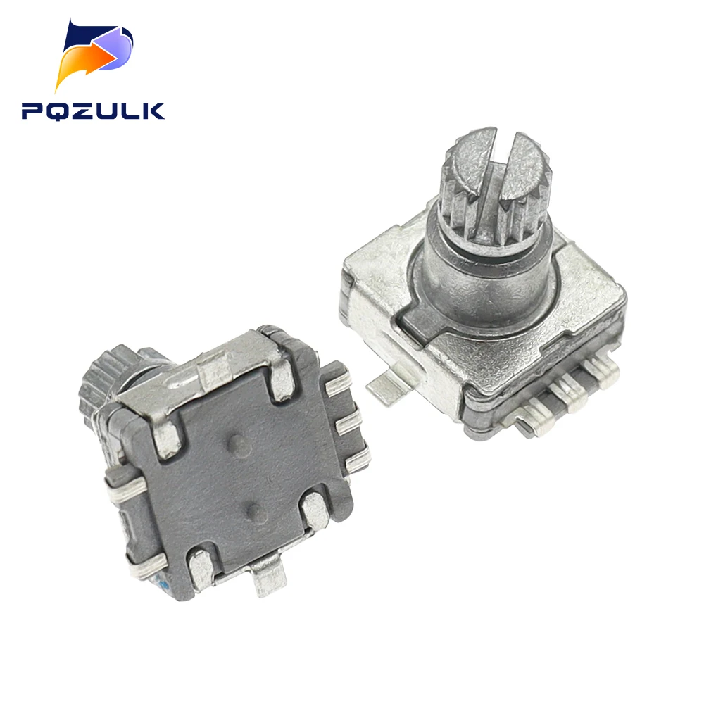 5PCS Rotary Encoder Switch EC11 With Push Switch 5Pin SMD Type Handle Length 10MM Plum Shaft With Switch