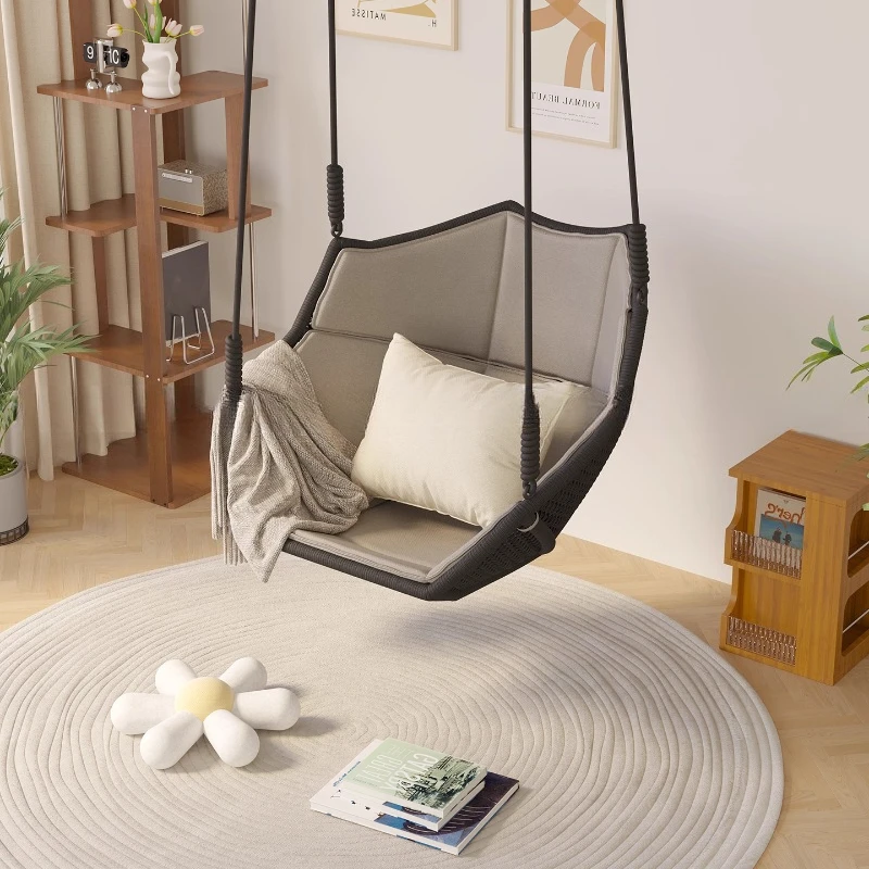 

Outdoor courtyard swing rocking chair balcony indoor sitting and lying swing chair hammock home adult swing hanging basket