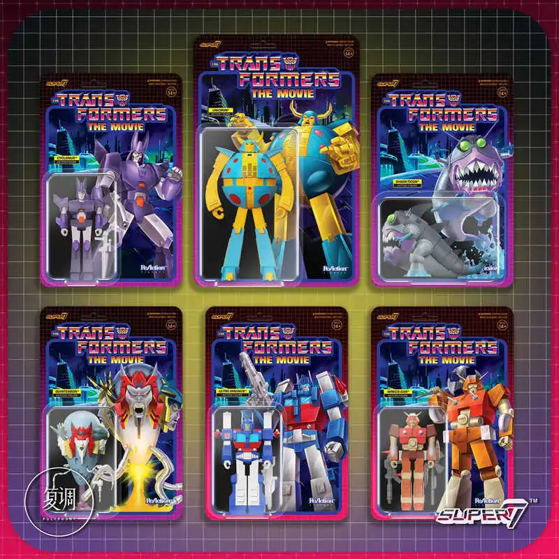 Super7 Transformers Series6 3.75-inch Action Figure Cosmic Monster Prime Hot Rod Movie Model Toy Collection Doll Exquisite Gift