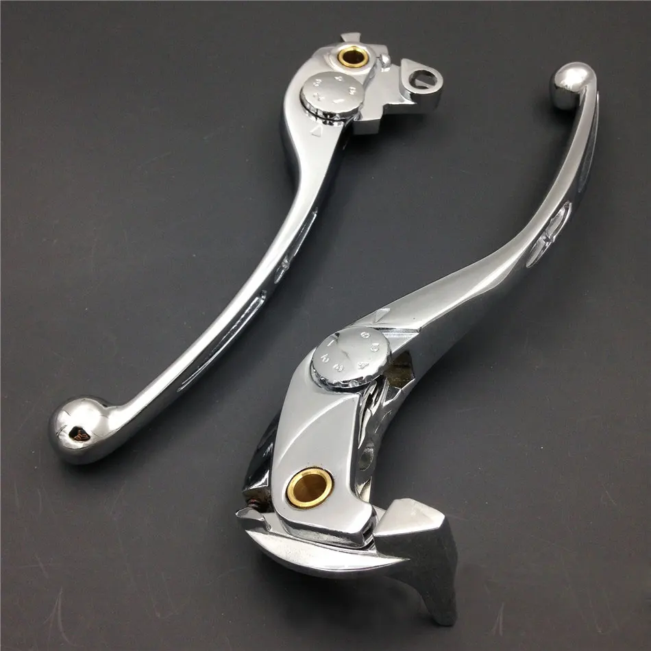 عتلات مقبض دواسة فرامل لهوندا CBR1000RR 2004-2007 05 06 / CB 1000R 2008-2014 دراجة نارية الخام أسود / كروم