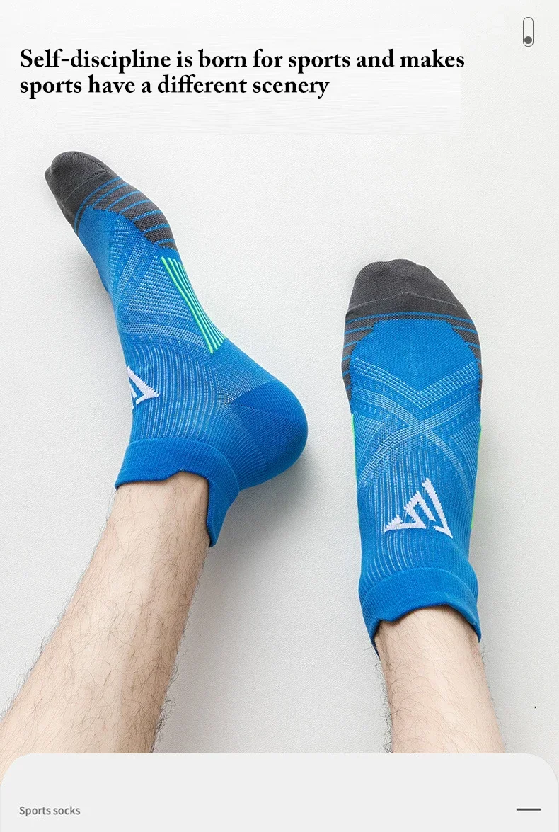 4 paare/los Frau männer Socken Kompression Atmungs Basketball Sport Radfahren Laufen Handtuch Socken Hohe Elastische Rohr Socken – Detail 4
