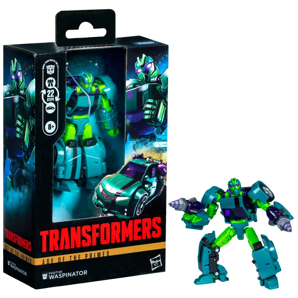 

Hasbro Transformers Age of The Primes Deluxe Class Fugitive Waspinator, 5,5-дюймовая конвертирующая фигурка G1025