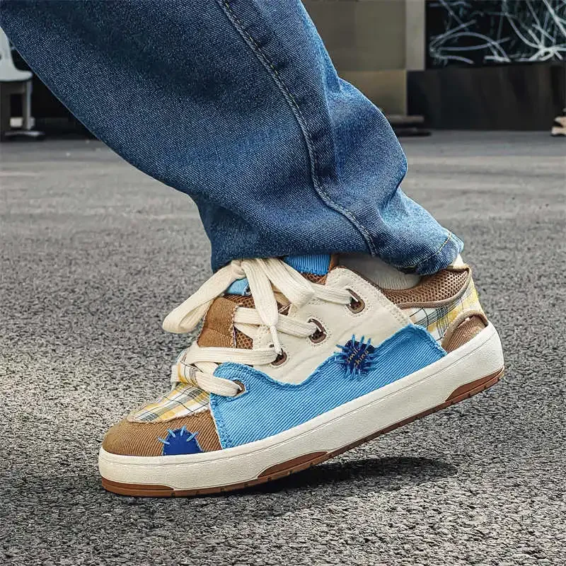 

Мужские дышащие кроссовки на массивном низком каблуке, спортивная обувь для скейтбординга, мужские кроссовки, функциональные кроссовки, сезонное Tenya