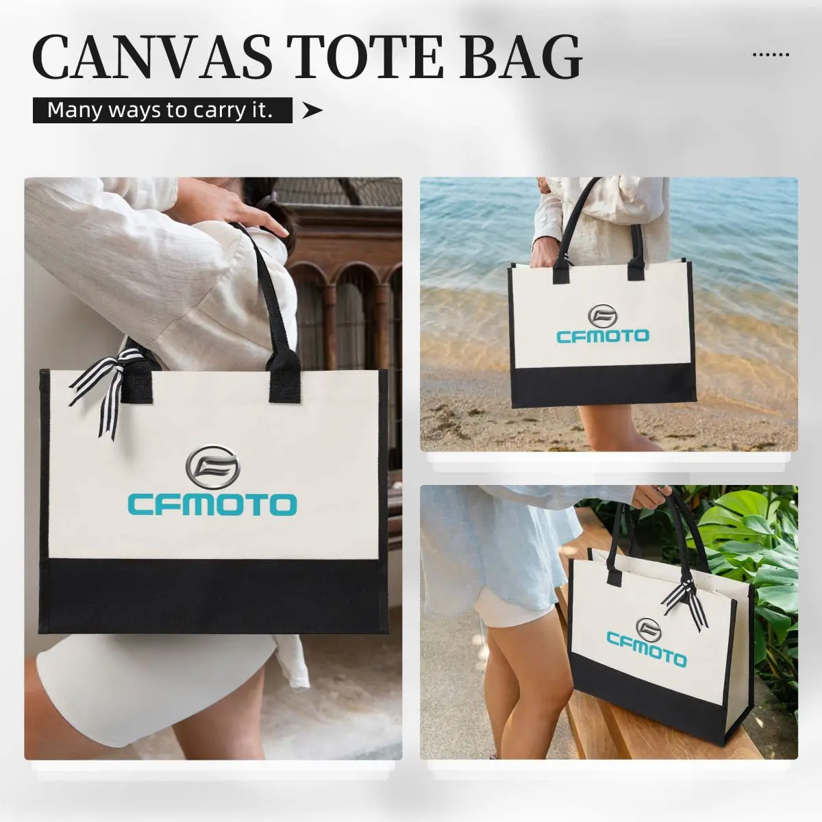 CF Moto Motorcycle Canvas Bag Shopping Bag Wedding Decoration Travel Wedding Bag best wedding gift