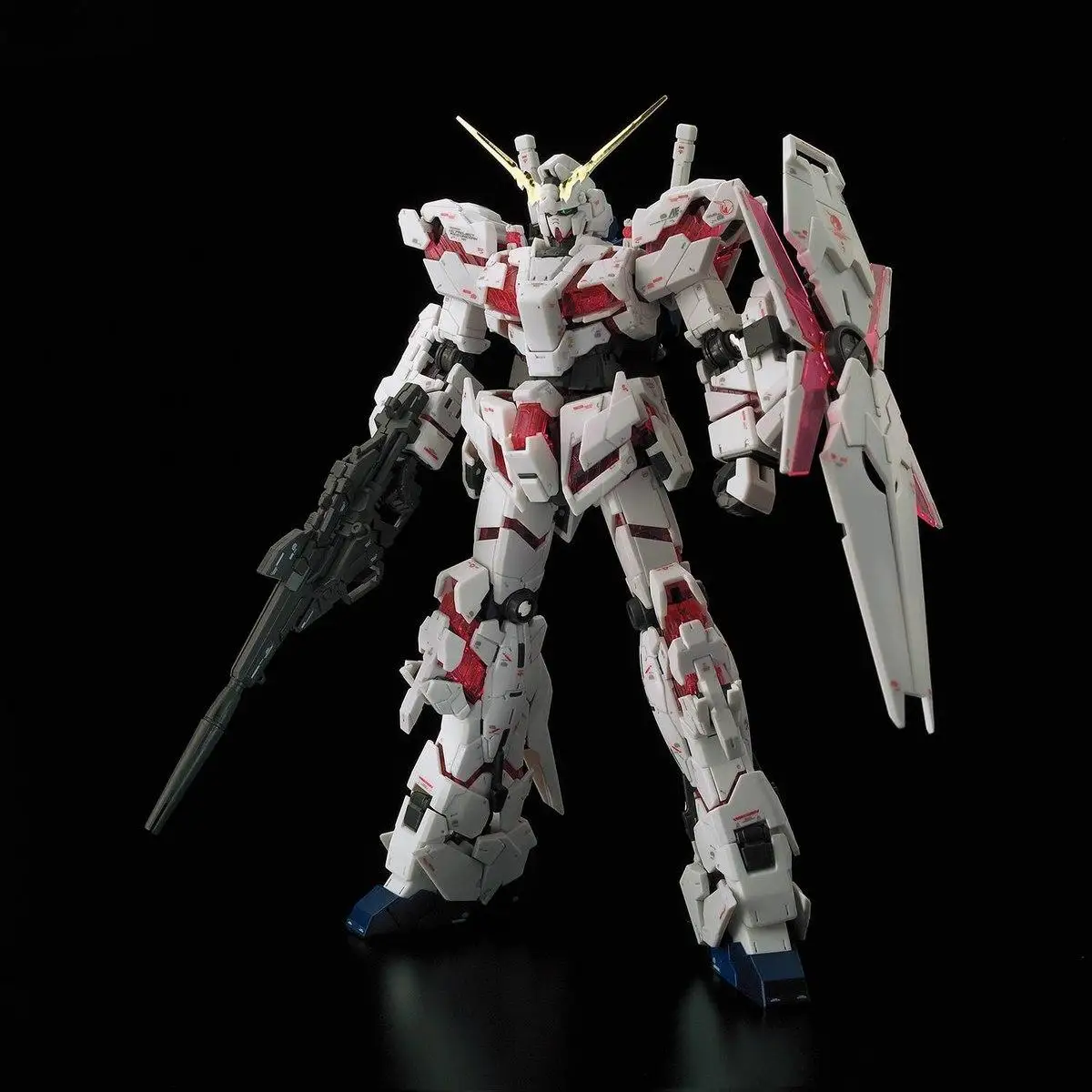 In Stock Bandai Original BOX RG 1/144 mobile suit UNICORN GUNDAM  Anime full Action Assembly Figure Model KIT Toy Gifts for Kids