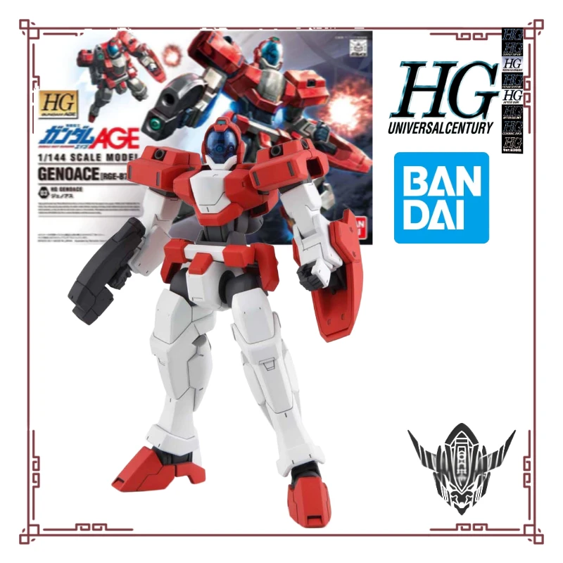 

Original by Bandai 1/144 HG AGE 03 Genoas Assembly model collect Holiday Gifts Decorations Ornaments studio Mecha figure