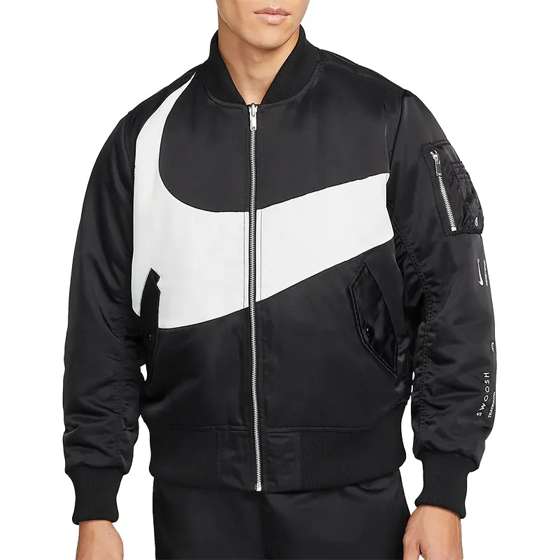 سترة Nike الرسمية الأصلية للرجال ذات الياقة الواقفة وسحاب رياضية كاجوال DD6056-010 #5