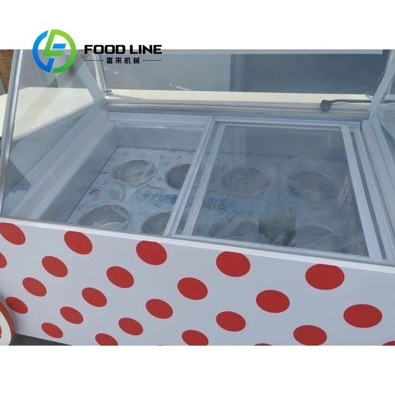 Customized Commercial Hand Push Mobile Food Cart Outdoor Street Vending Trolley For Hot Dog Fast Food Retail Business