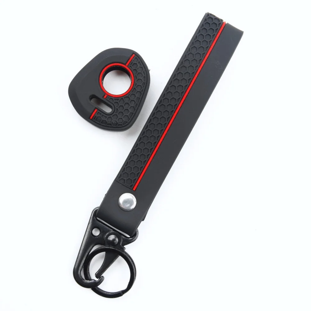 Silicone Remote Key Case For Honda Africa Twin CRF1100L CRF1000L XRV750 with swivel clip Car Accessory Premium Protective