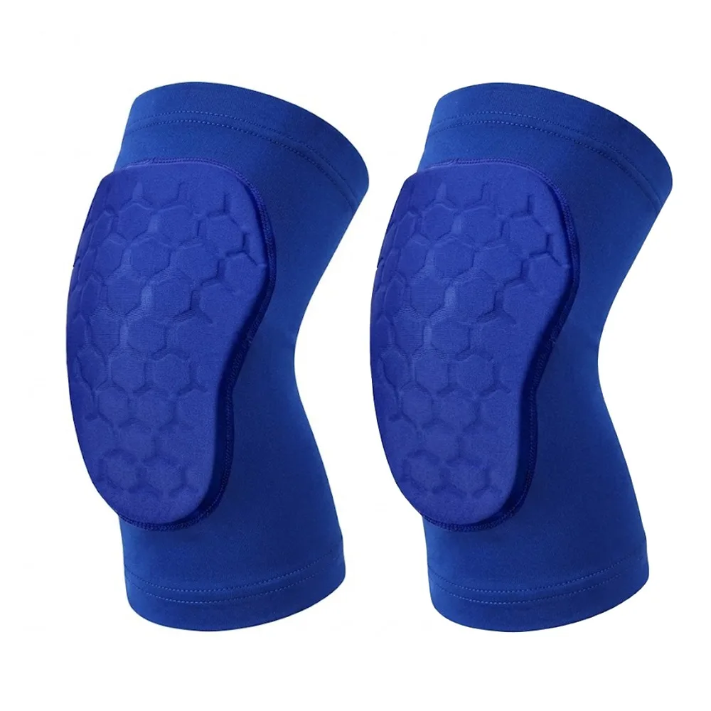 Honeycomb Padding Knee Pads Shockproof Breathable Children Knee Support Elastic Patella Foam Support Leg Sleeves Volleyball