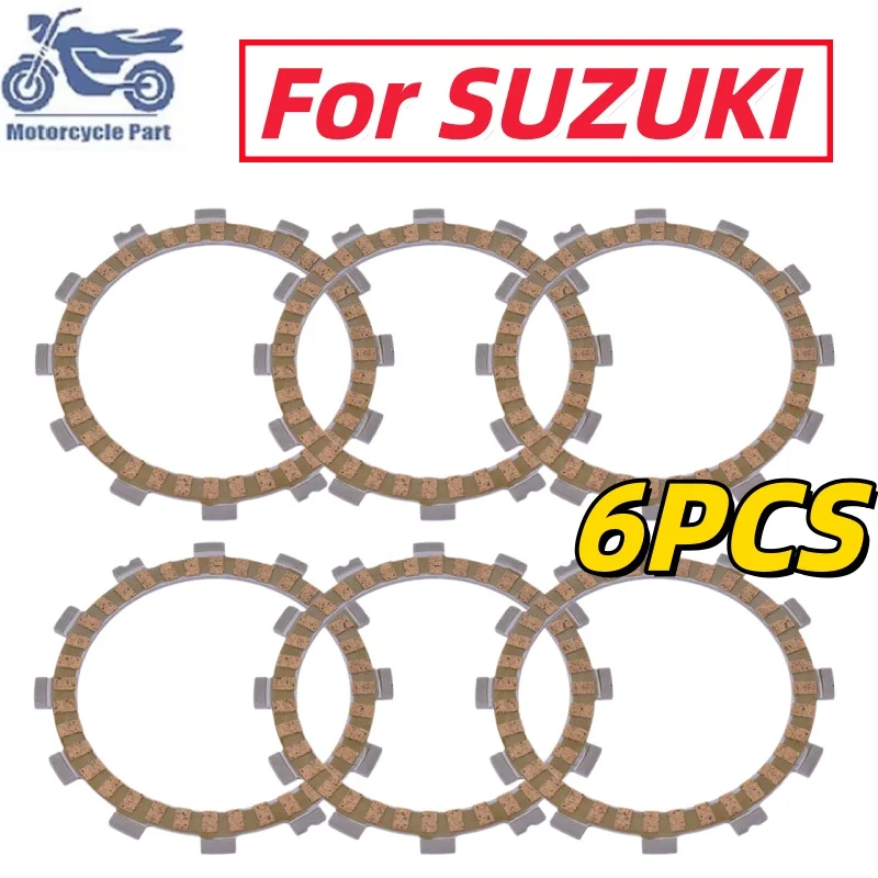 Friction Clutch Disc Plates for SUZUKI GT TS 185 DR200 GT200 GSF250 GSXR250 GSF GSXR TS250 GP RG RM TS 125 GP125 RG125 LT-F250