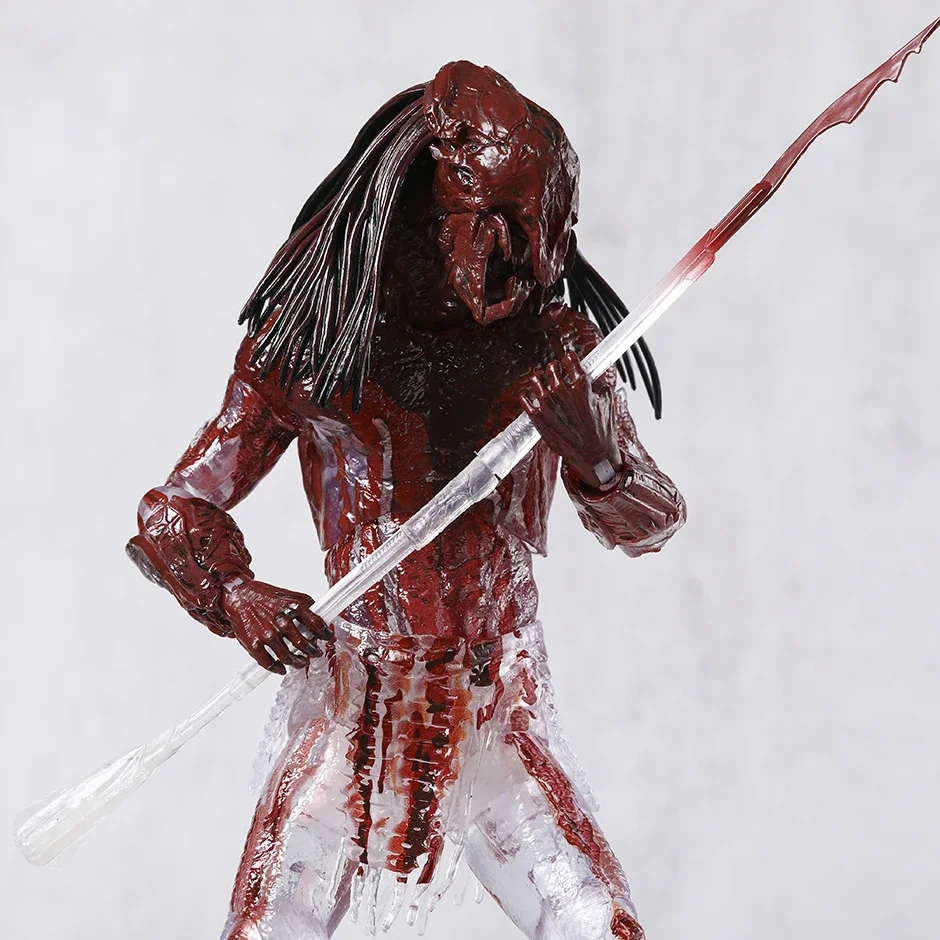 NECA Prey Bear Blood Feral Predator ตุ๊กตาคอลเลกชันตกแต่ง Action Figure ของเล่น