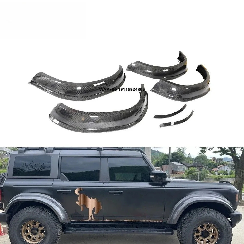 

Carbon Fiber Wheel Arch Fender Flare Trims for Bronco 2021-2022