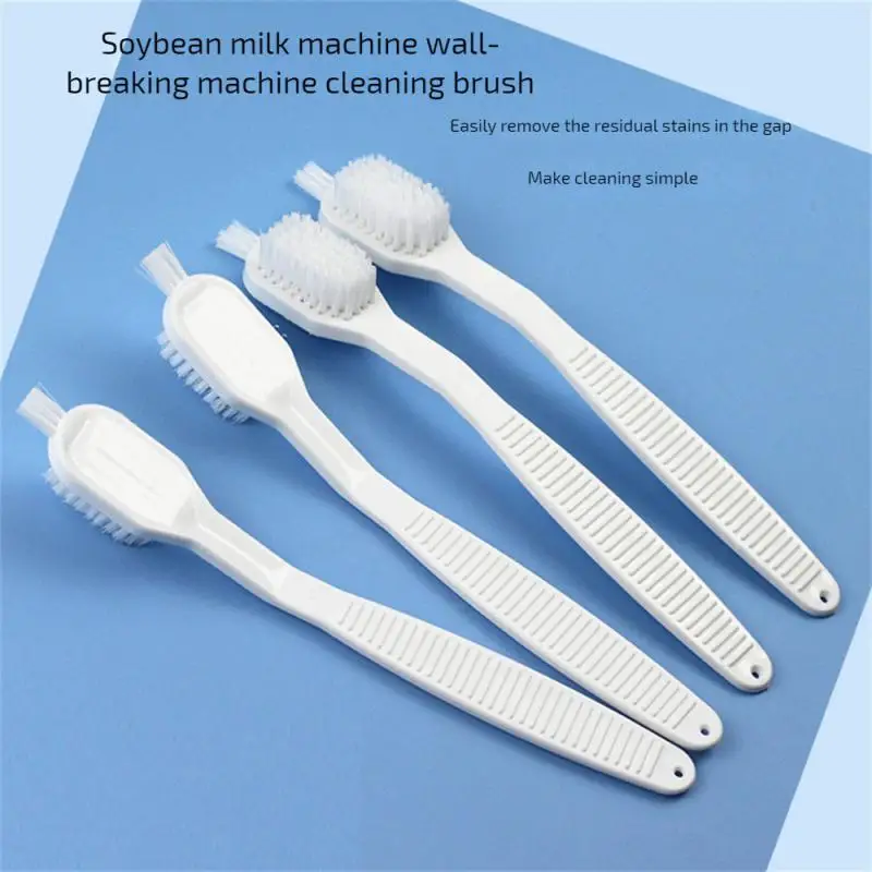 Lid Gap Cleaning Small Brush Handle Lengthened White Wash Cup Brush Durable Dense Brush Brush Set Household Cleaning Tools