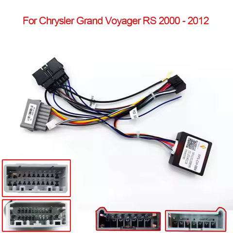 Car android radio connector canbus wires For Dodge Caravan 4 For Chrysler Grand Voyager RS DODGE CARAVAN Jeep Harness Cable
