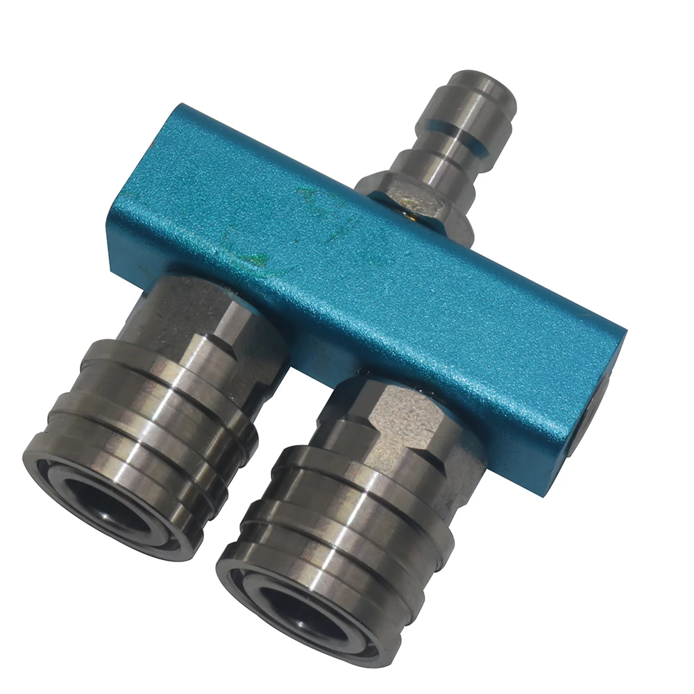 Pressure Washer Dual Nozzle Quick Connectors 1/4 inch Double Sprayer Tips