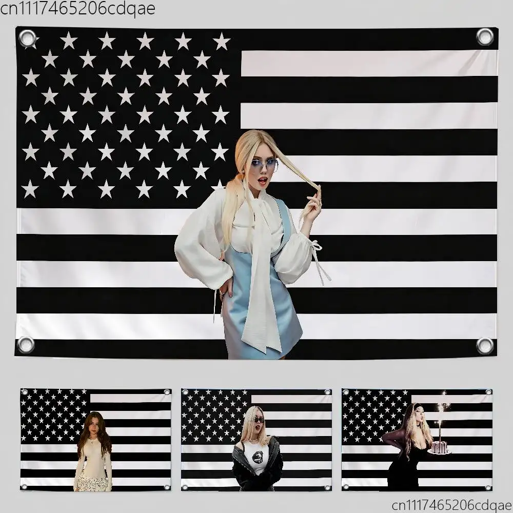 For Dead Blonde Flags Home Yard & Garden Decor Banner - Indoor Outdoor Wall Hanging Flag
