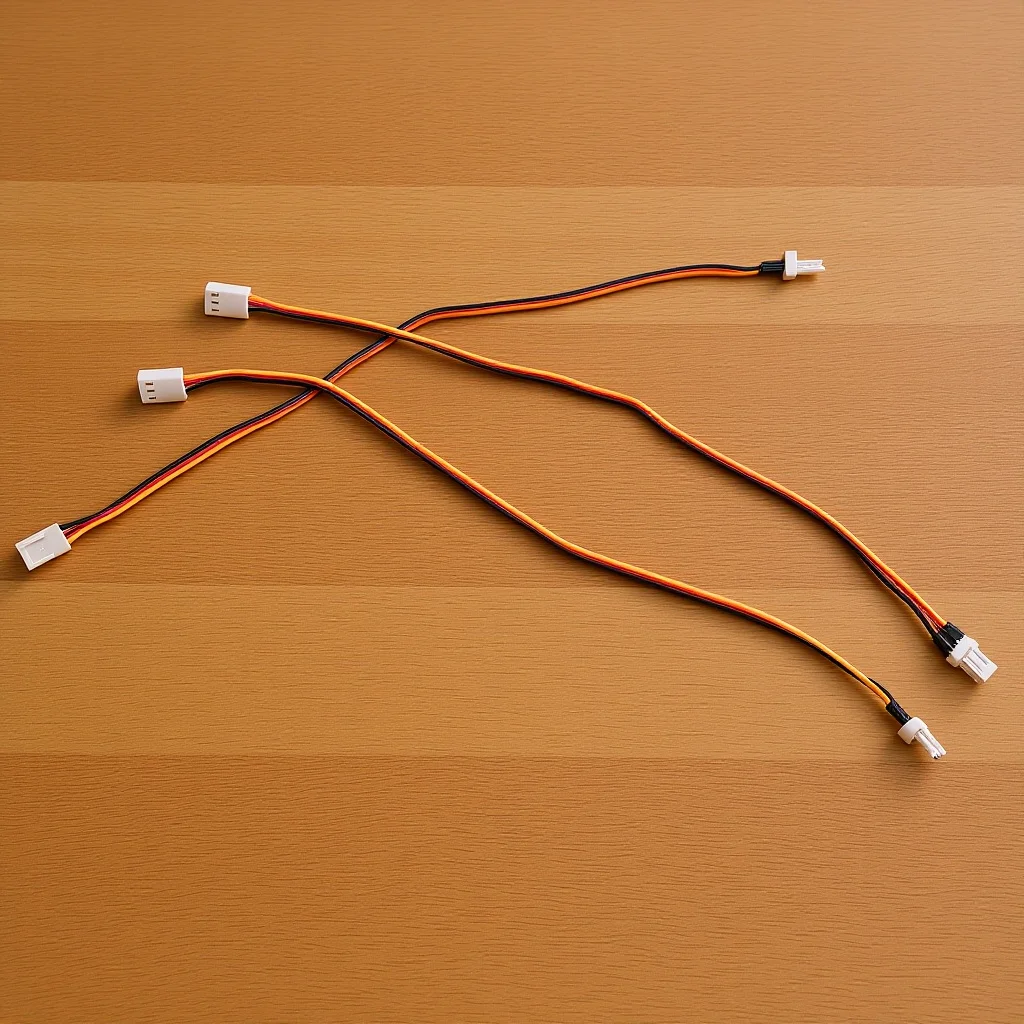 

3 шт., удлинительный кабель вентилятора процессора, 3-контактный адаптер-сплиттер, длинный сервисный разъем для охлаждения материнской платы, ноутбука