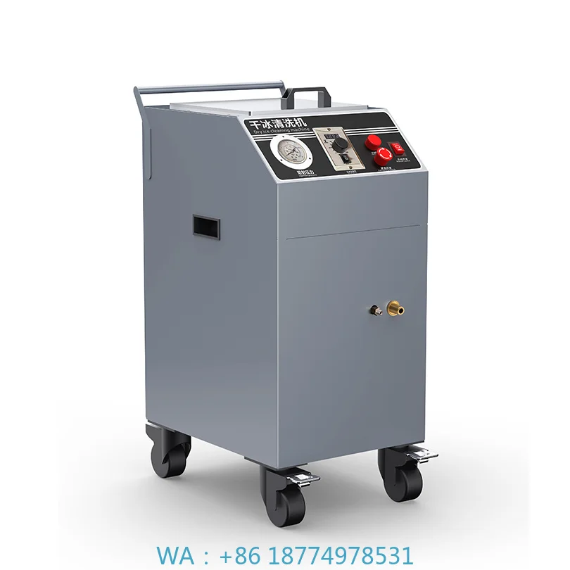 Stainless Steel High Pressure Dry Ice Blasting Machine Electric Dry Ice Pellet Cleaner Industrial New Low Price