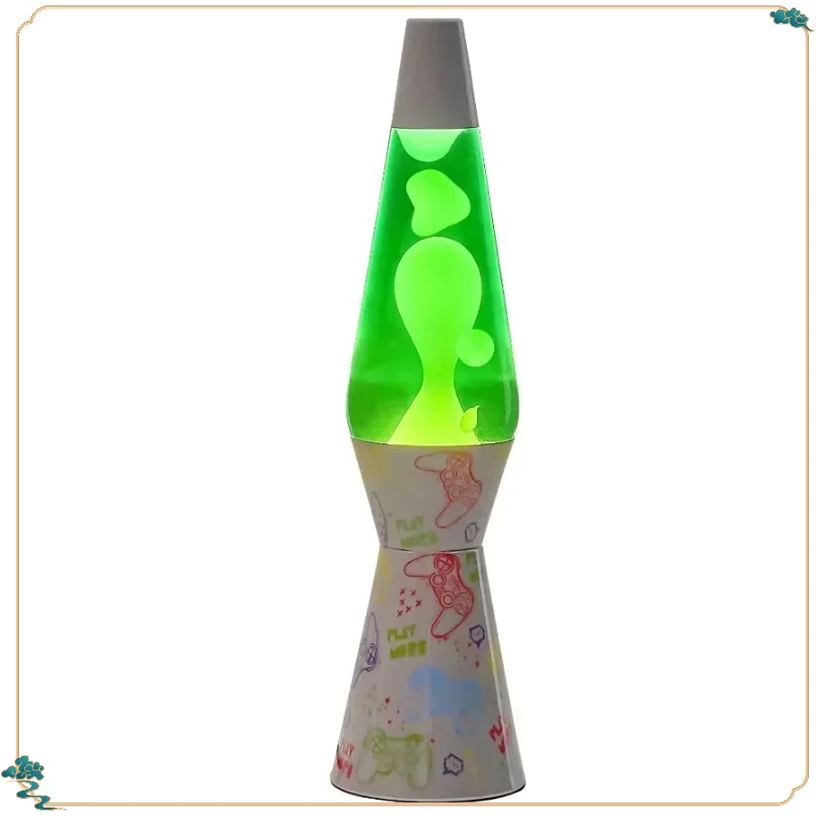 Gaming Lava Lamp with Mesmerizing Motion, Relaxing Ambiance for Gaming Setups, Bedrooms, Desks | 16" H with Bulb Included