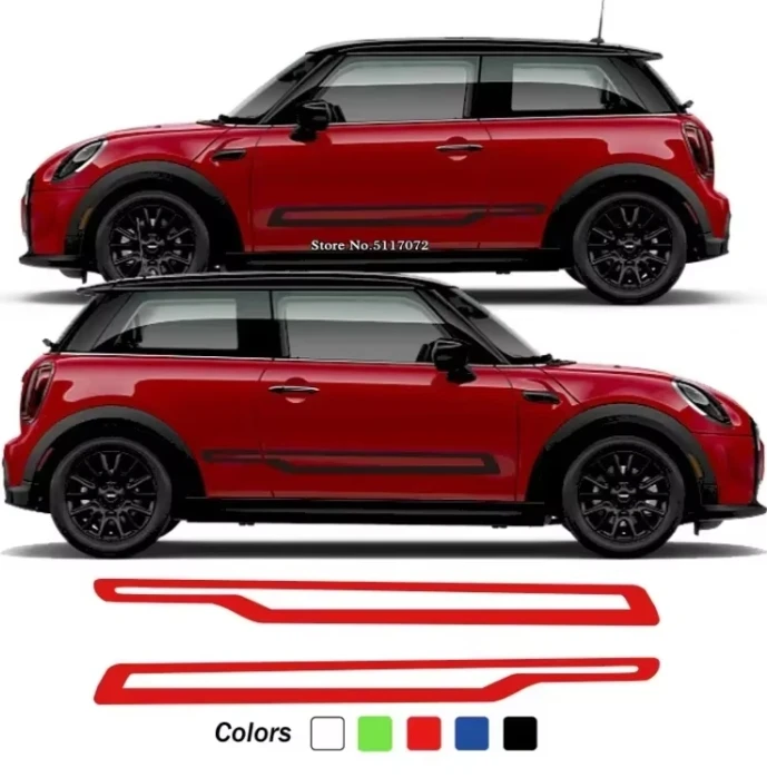 �y�Z�[�����zMINI �W�����E�N�[�p�[ S F55 F56 F57 JCW 2021 �A�N�Z�T���[�p �ԃf�J�[�� �����[���C�� �{���l�b�g �G���W���J�o�[ �T�C�h�X�g���C�v �X�e�b�J�[