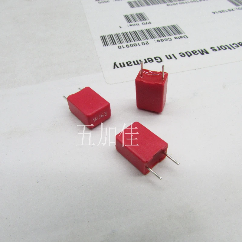 

20pcs/MKS2 63V1UF German MKS2C041001F00JSC9 1UJ63 Gallbladder Coupling Film Capacitor