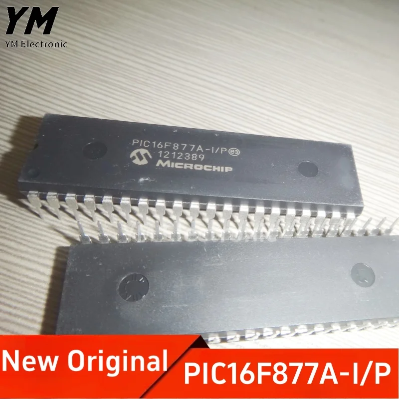 New Original PIC16F877A-I/P 8-bit CMOS Microcontroller DIP-40