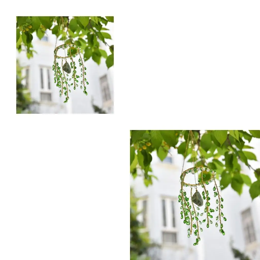 F19B Crystal Suncatchers Window Hanging Branch Sun Catchers Hanging Rainbows Makers