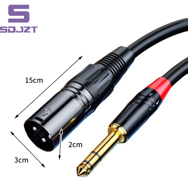 6.5mm Audio To XLR Female Audio Cable 6.35 Large Two Core XLR Balanced Microphone Mixer Speaker Audio Cable 1m 2m 3m