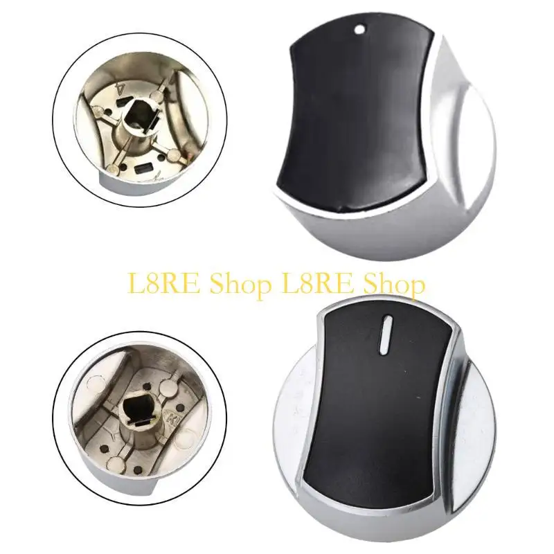 버너 제어 다이얼 손잡이 어댑터 오븐 로터리 SWI를위한 L8RE Metal CookTop Control Knob