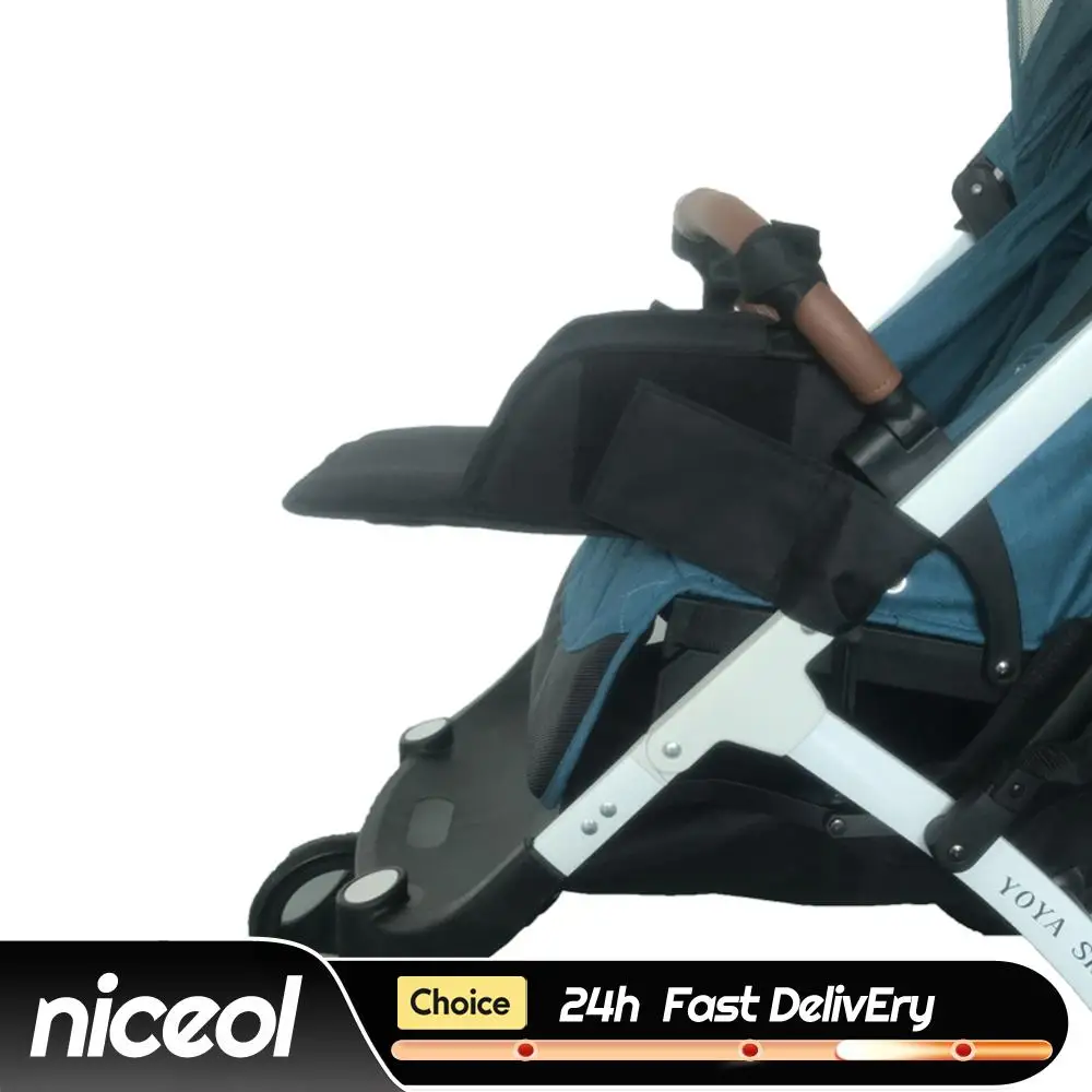 Baby Carriage Feet Extend Footboard Oxford Cloth Seat Lengthening Comfortable Stroller Pedal Infant Trolley Pram Accessory