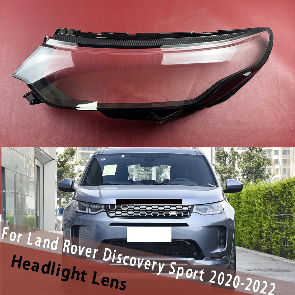 

Car Front Headlight Lens Cover For Land Rover Discovery Sport 2020 2021 2022 Transparent Lampshade Headlamp Cover Lamp Hood