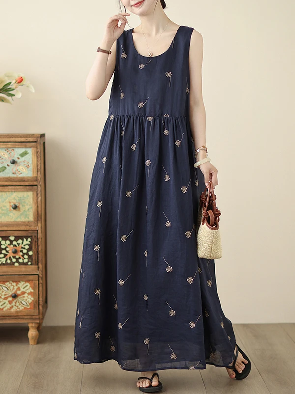 

Новый летний свободный женский праздничный жилет с принтом пузырей Dr с высокой талией, повседневный длинный повседневный жилет с цветочным узором в виде растений