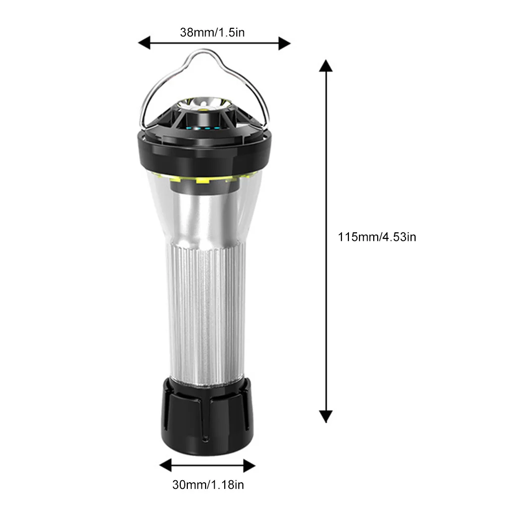 2200mAh Camping Lantern with Magnetic Base Similar To Blackdog Goal Zero Lantern 5 Lighting Modes Led Flashlights Emergency Lamp