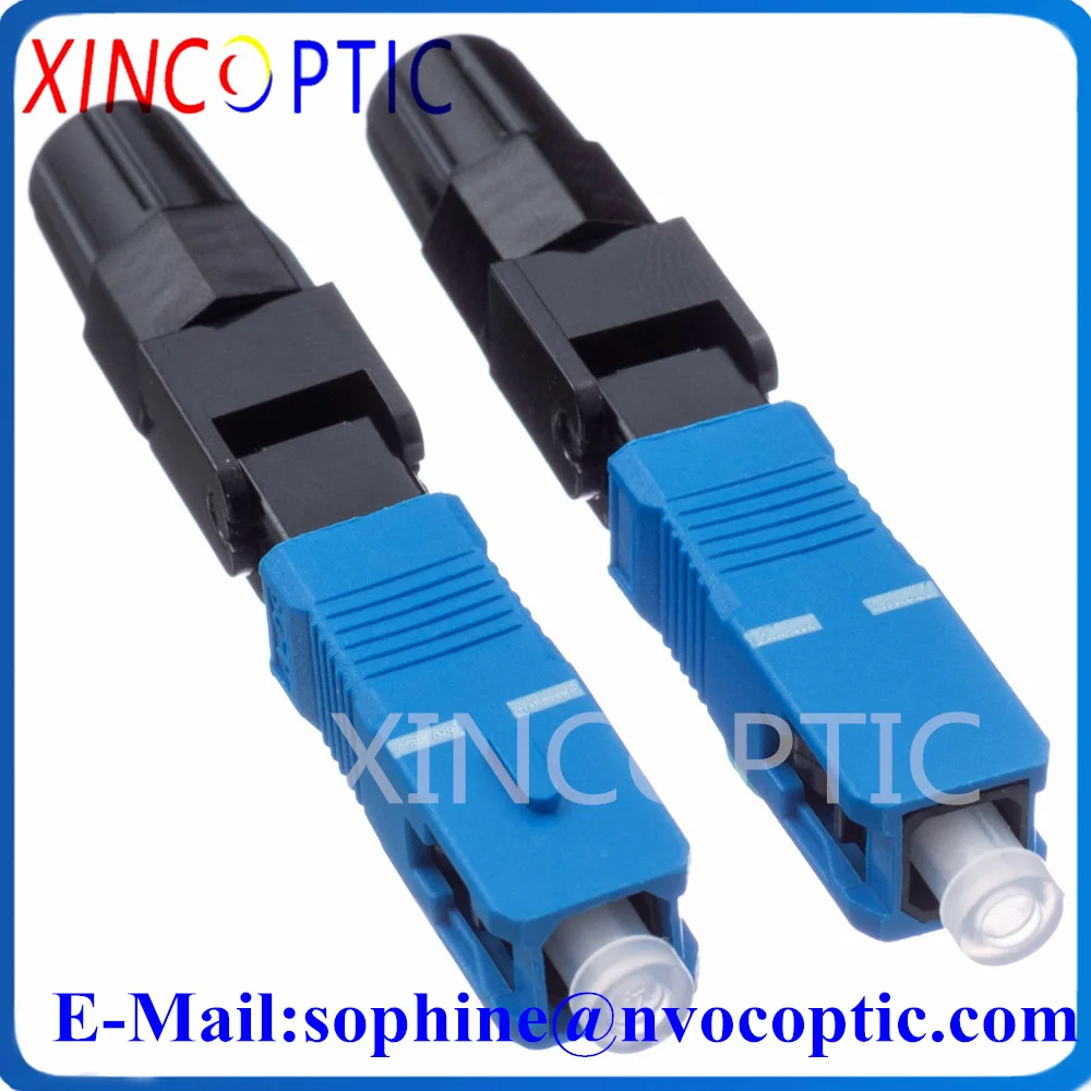 55mm SC Optic Fiber Quick Cold UPC Fast Connector Embedded Fibre FTTH Single Mode