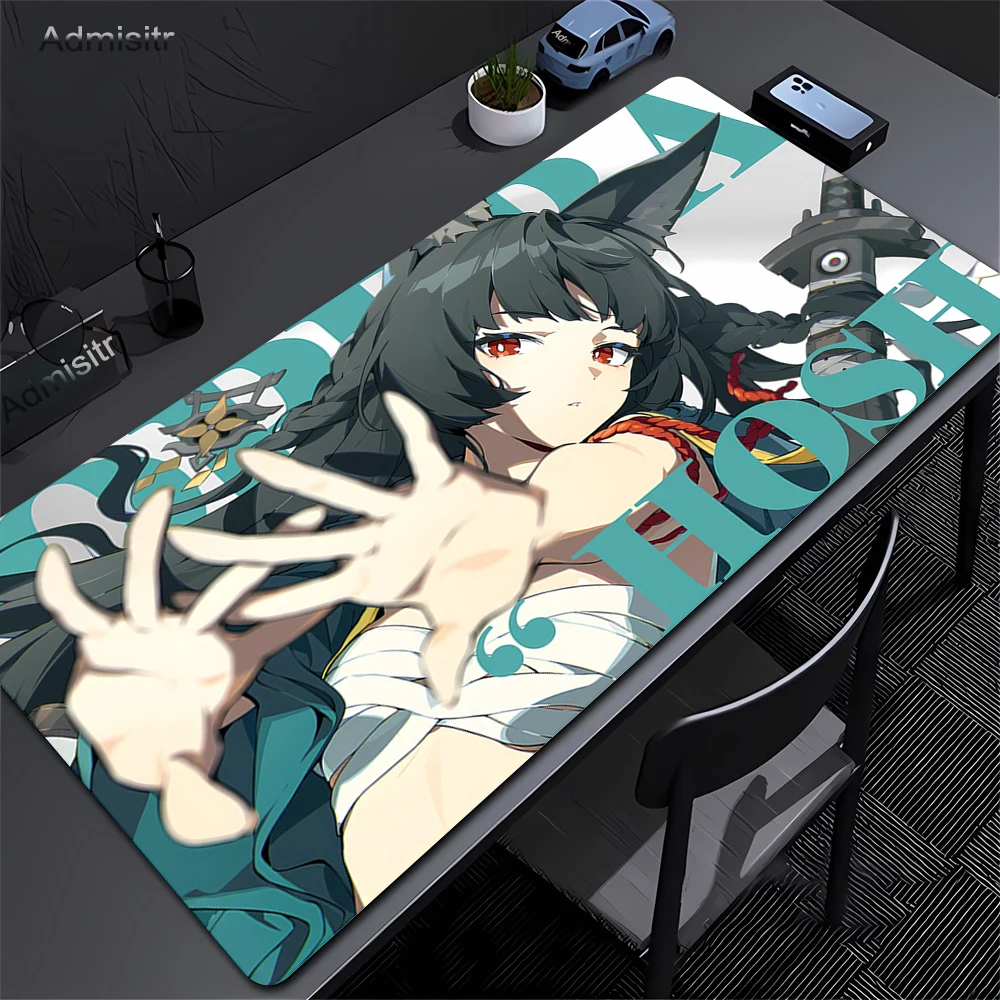 لوحة ماوس Zenless Zone Zero ZZZ Ellen Joe Jane Doe Von Lycaon Asaba Harumasa لوحة ماوس بيضاء XXL لوحة ماوس كبيرة لوحة مفاتيح