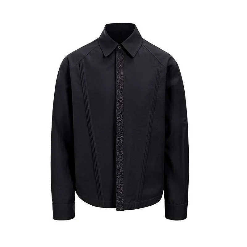 Coat Embroidered Shirt High-end Niche Design Spring New Fashionable Comfortable Solid Simple All-matching Personality